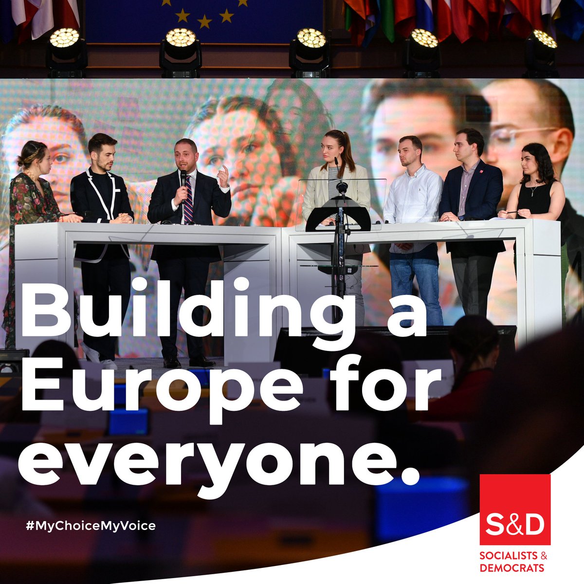 Young people have specific demands for Europe’s leaders today on issues that directly affect them like housing traineeships, fighting climate change, empowering younger voters. But young people also care about building a Europe that works for everyone. #MyChoiceMyVoice