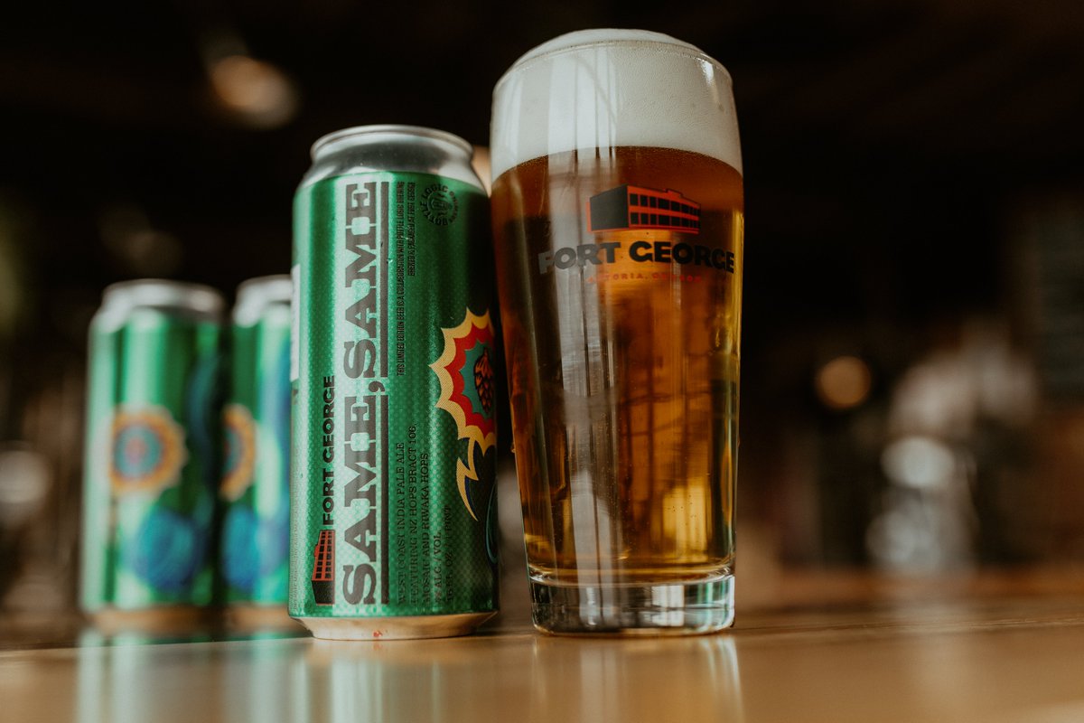 Same, Same - West Coast IPA collab packed with zingy NZ Hops Bract 106, Mosaic, and Riwaka.

Brewed in collaboration w/ Bottle Logic Brewing, Same, Same IPA is available on draft and in cans at the Pub now. Making its way across the PNW very, very soon. 

Same, Same, but better.