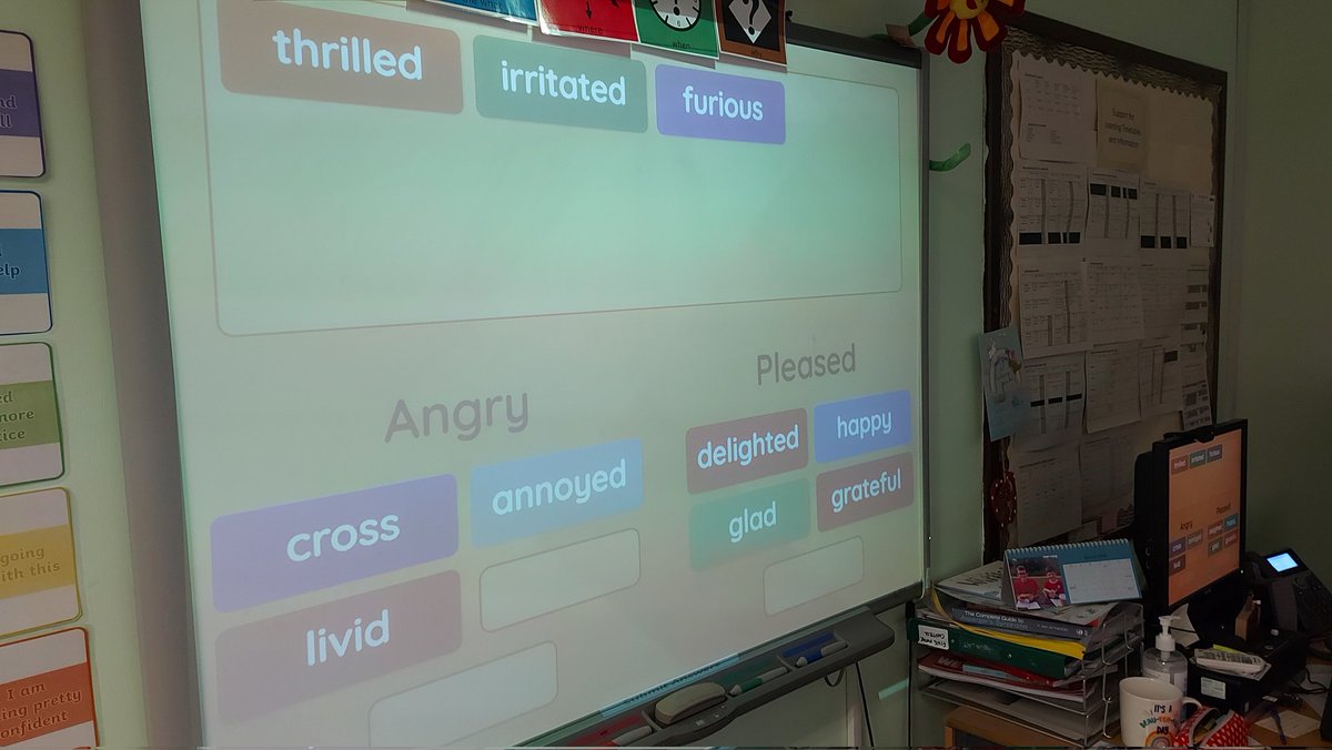 Another P3 group continued to expand their vocabulary today. We revised 'angry/ pleased' words and introduced different words for 'bright and dull'. <a href="/MissHood_FC/">Miss Hood</a>