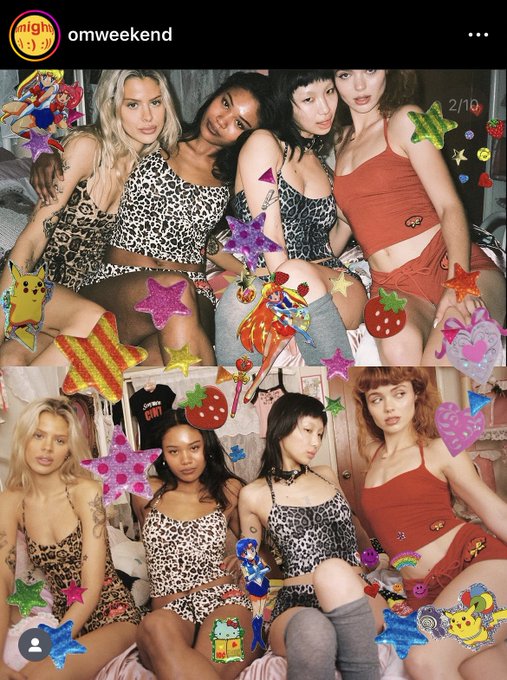 I would LOVE to take a slumber party style photoset on film of some cam models like this !!! https://t