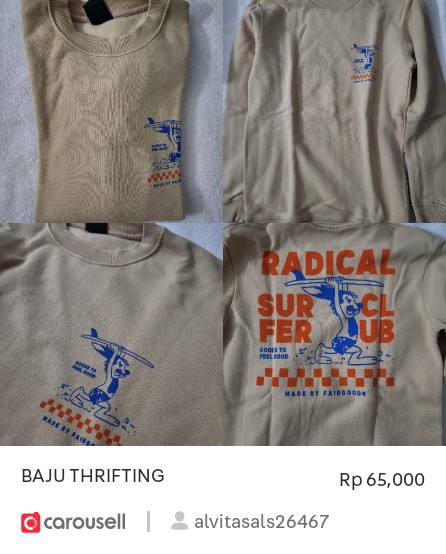 its_tapestry's tweet image. BAJU THRIFTING
Aavailable on #Carousell: carousell.app.link/TeEelYhU7Hb
#bajuthrifting #bajuthrift #thriftingbaju #thriftingtangsel #bajuthriftingtangsel #bajubekas #bajumurah #crewneckthrift #bajuthriftwanita #bajuthrifttangsel