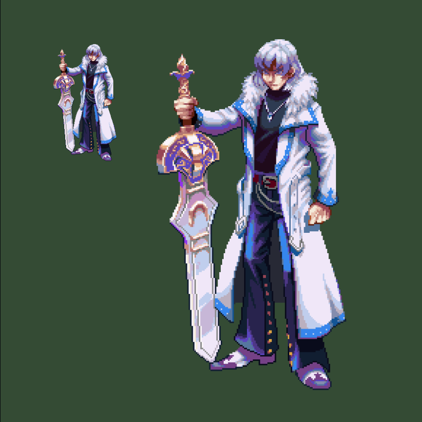 Soma Cruz #pixelart repost for your troubles.