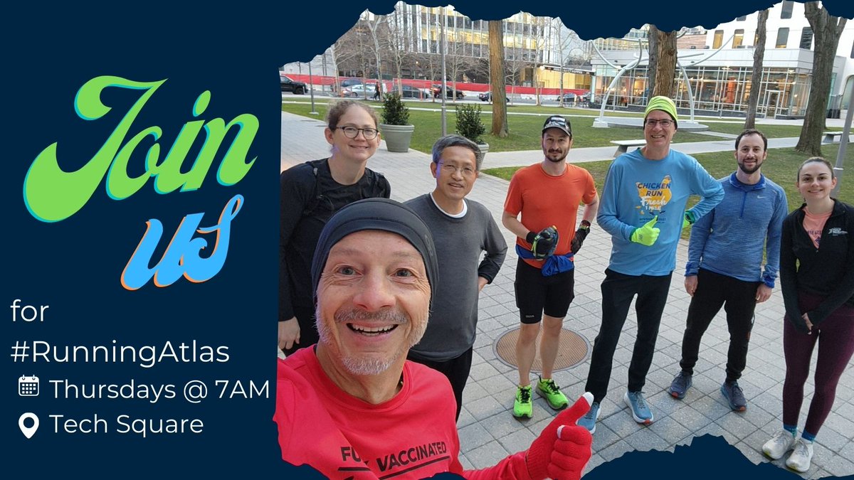 #RunningAtlas is happening tomorrow morning (3/21) leaving from Tech Square at 7am! #JoinUs
