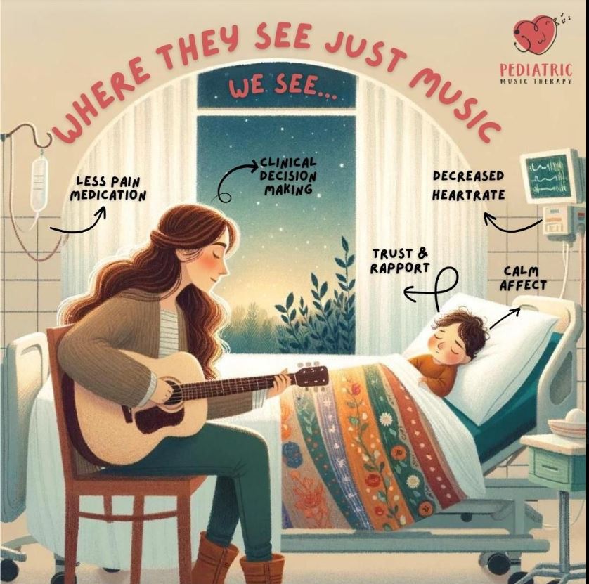 Where they see just music….
March is Music Therapy Month ❤

#emilyshouse; #philipazizcentre; #canadianassociationofMTs; #musictherapy; #pediatricmusictherapy #medicalmusictherapy #pediatricmusictherapist #medicalmusictherapist #musictherapist