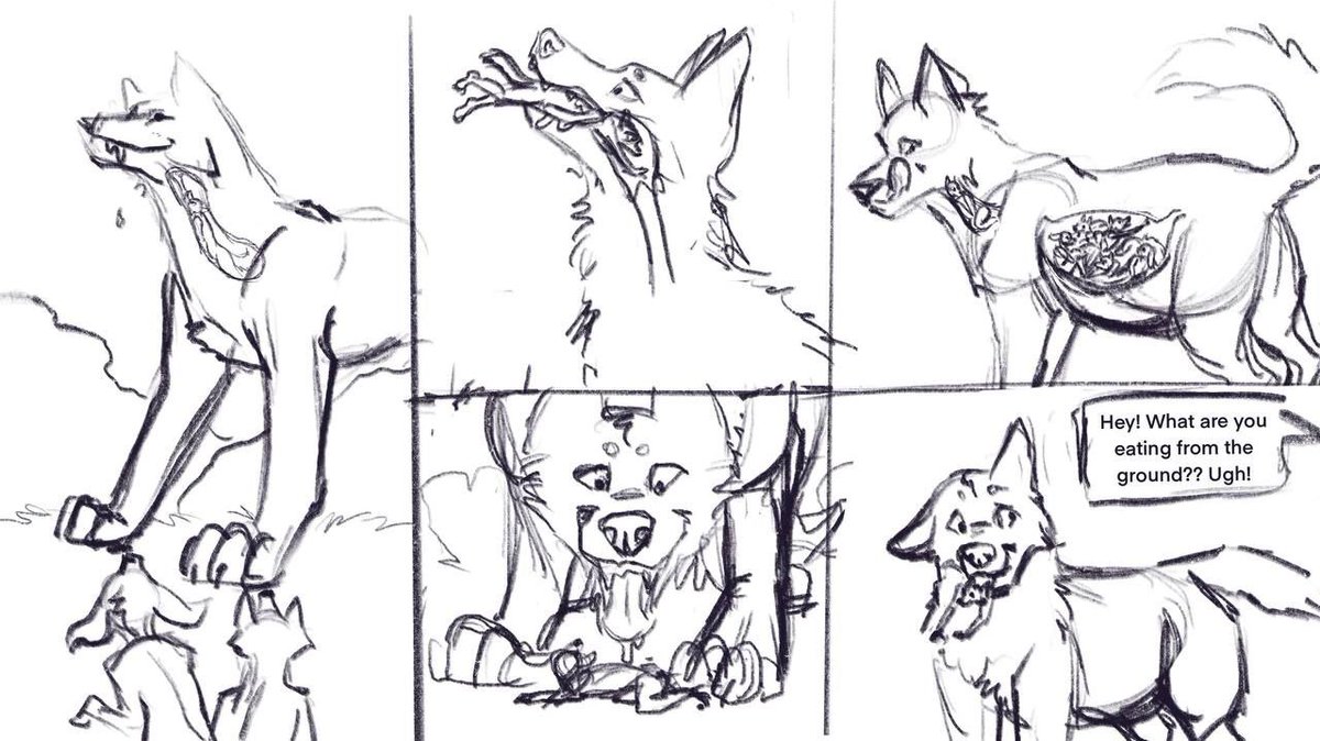 WIP vore comic! Also looking for a little prey characters - 80$ only for participation with the ability to choose emotions, postures, and reactions to eating~ PM me for participation ( @Kellsmiley ) or leave a '+' comment Any characters/Genders