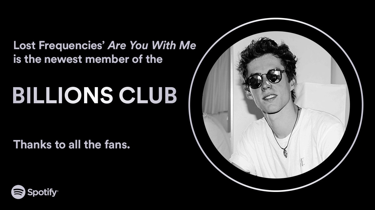 .@LFrequencies' Are You With Me has joined the #BillionsClub ✨ spotify.link/billionsclub