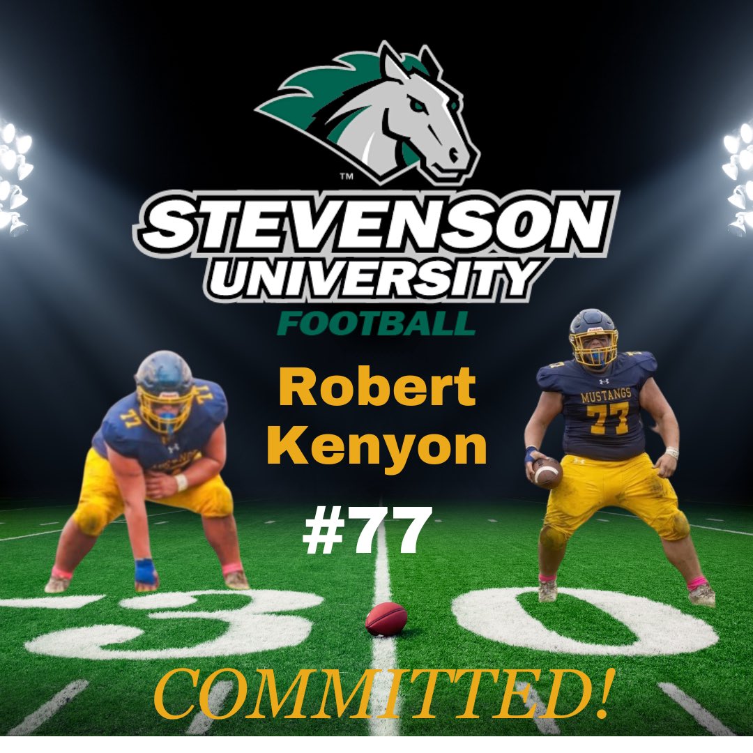 Congratulations to Robert Kenyon on his commitment to Stevenson University! ✅