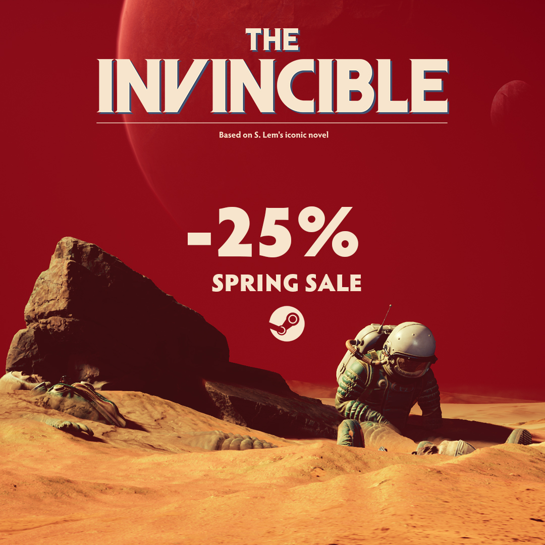 💥 It's the last 24h to use -25% discount at Spring #Steam Sale: store.steampowered.com/app/731040/The… Put on your helmet and take the first step on the mind-boggling journey through Regis III. Your crew counts on you. #SteamSpringSale #SteamDeck #scifi #adventuregame #retrofuture