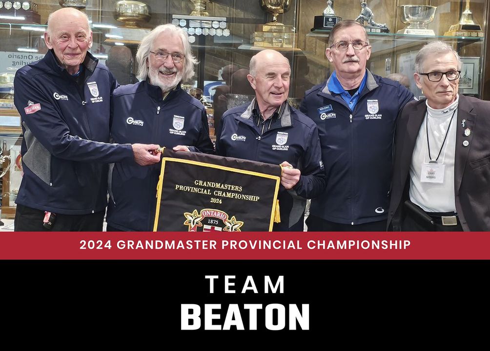 Congratulations to Team Beaton for clinching victory at the 2024 Grandmaster Provincial Championship held @ThornhillClub from March 14-16, 2024! 🥌🎉 Well done on your outstanding performance! #CurlON #GrandmasterChampionship #champions. #curlingcommunity