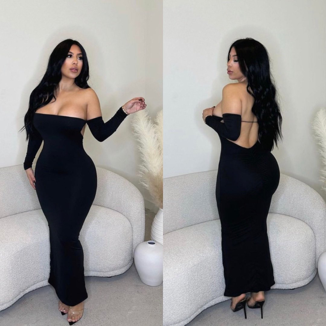 VALENTINA DRESS
perfect dress for a date night or a night out 🖤 amazing double layered material🔥😍 use code: twitter for $$ off. 
shopninetyfive.com 🔗
