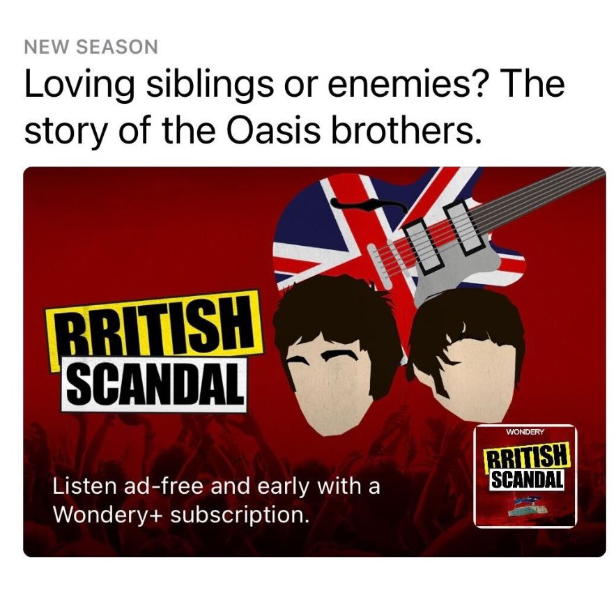 Matt’s back, we’re doing Oasis, he has shoe-horned in a Blair impression, balance is restored @mattforde (britishscandal@wondery.com)