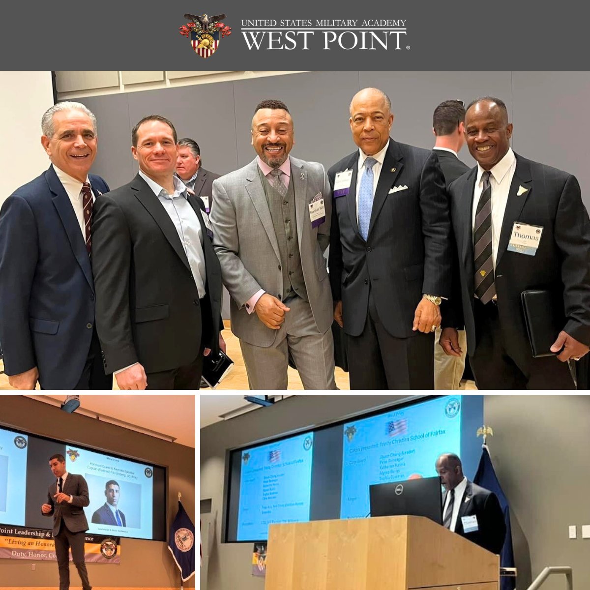 We were honored to sponsor and participate in @WestPoint_USMA's 17th Annual Leadership and Ethics Conference at George Mason University last week that brought together over 200 high school students from Northern VA and Washington DC to support the #nextgeneration of #leaders.