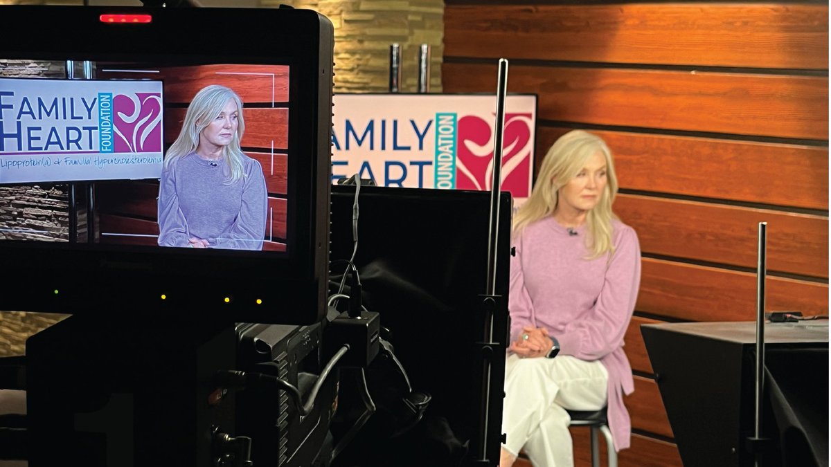 Behind the scenes of our satellite media tour for Lp(a) Awareness! Thank you so much to @UTSWNews @dramitkhera and Family Heart Ambassador @purplevotaw for giving TV and radio interviews across the US to help everyone #KnowLpa! @KAWilemon