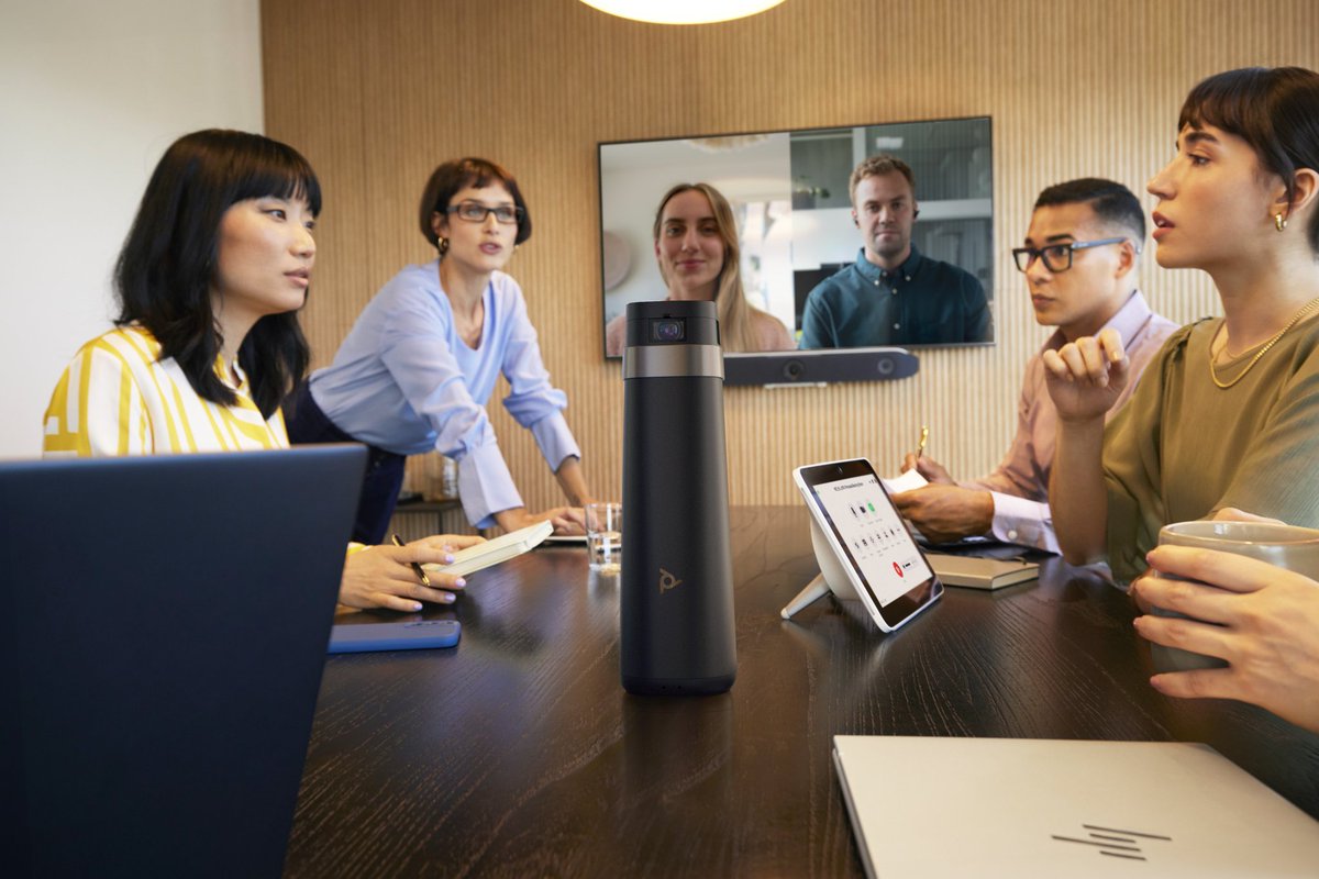PolyCompany's tweet image. Capture every emotion with the #PolyStudio E360 smart center-of-table companion camera. Powered by (4) 8MP cameras and driven by #PolyDirectorAI framing modes, this 360° camera delivers face-to-face connection in every meeting. #HybridWork

Learn more 👉 bit.ly/3PbLB3d