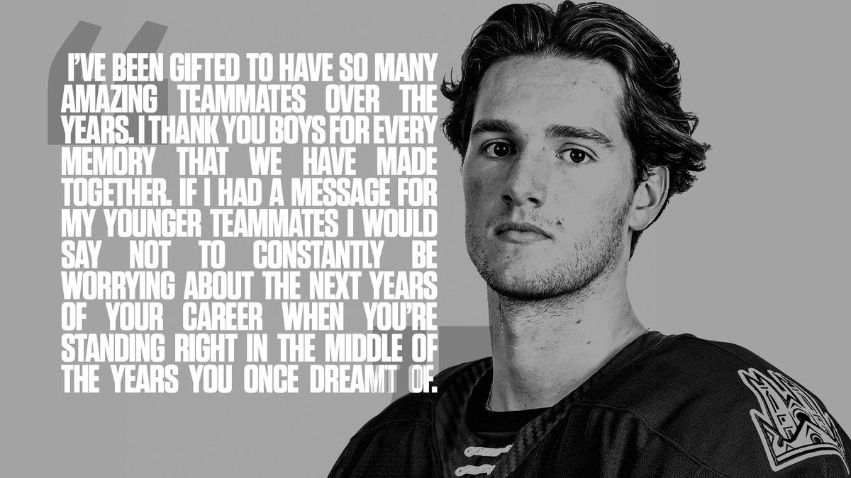 Making his way to the Storm through a trade last season, Chandler quickly became a leader on and off the ice. Chandler’s efforts on the ice and in the community never wavered. Thank you, Chandler.