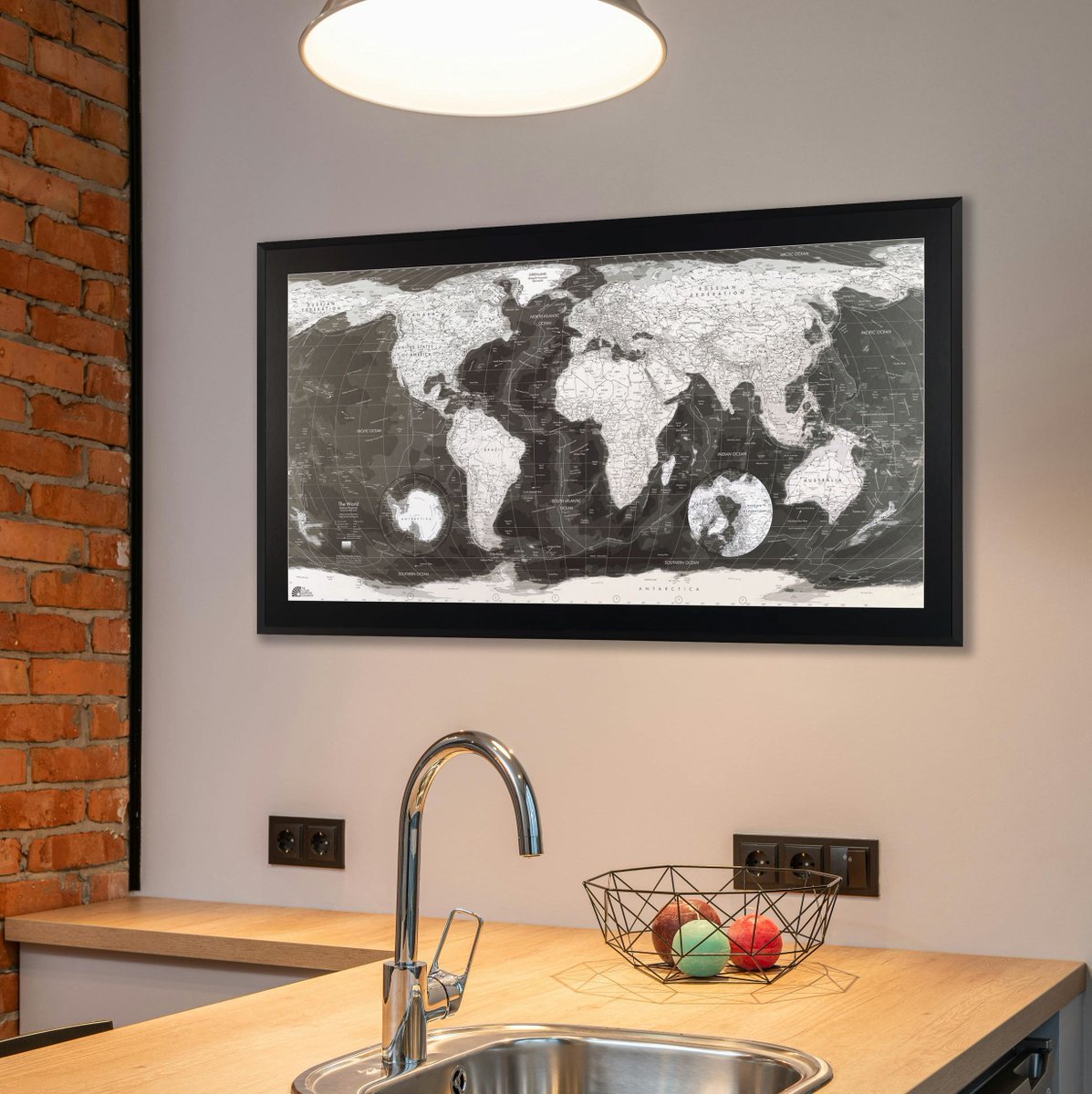 Futuremaps's tweet image. Our sophisticated monochrome world map: ​​​​​​​​​The PERFECT wall art to inspire travel and adventure.
✈️ 🗺 🏝 🚢

#blackandwhitemap #modernmap #mapoftheworld #mapdesign  #Monochromemap