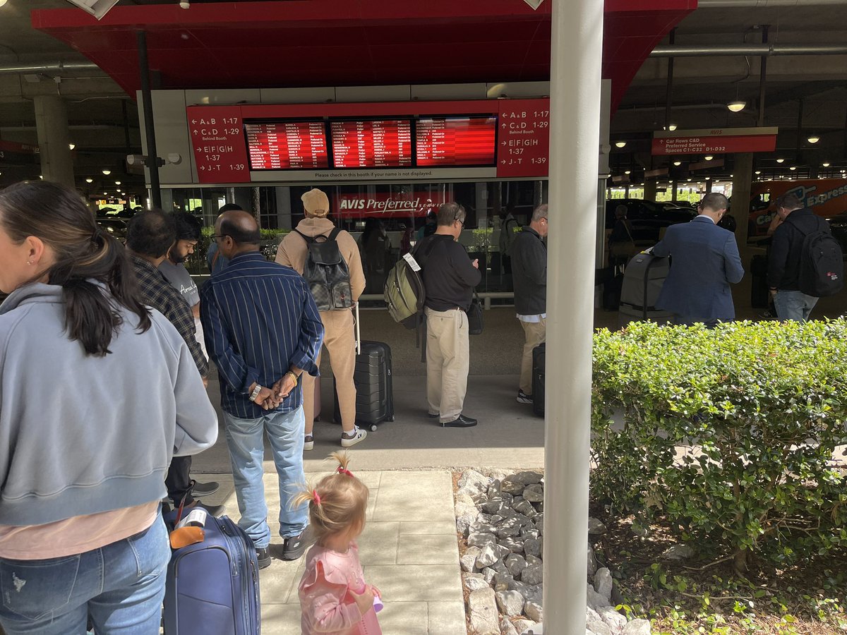 Hey <a href="/Avis/">Avis Car Rental</a> why even have a preferred desk at DFW when you have to stand in line for an hour more. App doesn't work !! Joke. I'm changing firms as this is constant fail.