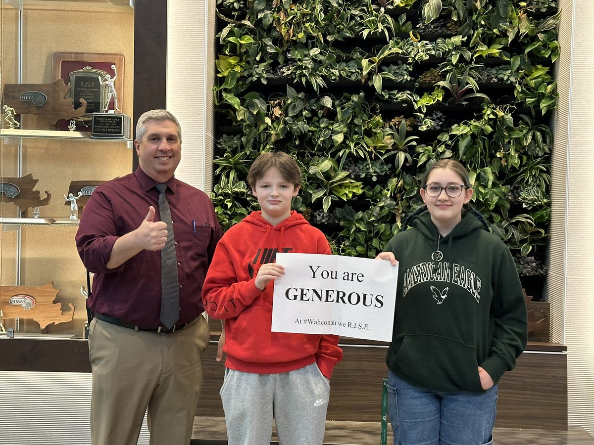Aaron Robb (@aaronrobb5) on Twitter photo It's #PositiveSigns Wednesday at #Wahconah! Today we are celebrating our GENEROUS students 👍 <a href="/wahconahrhs/">Wahconah Reg HS</a> It's #PositiveSigns Wednesday at #Wahconah! Today we are celebrating our GENEROUS students 👍 <a href="/wahconahrhs/">Wahconah Reg HS</a>