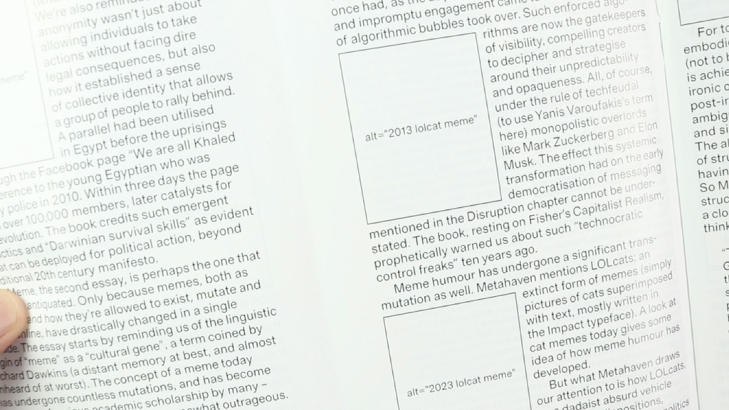 printmag's tweet image. Real Review’s Stark #VisualProtest Against the #War in Gaza 🪖

The latest #issue looks very different, thanks to its large, empty spaces, which make a striking #statement on the #warinGaza.

Read the full story on PRINT: l8r.it/i8J3