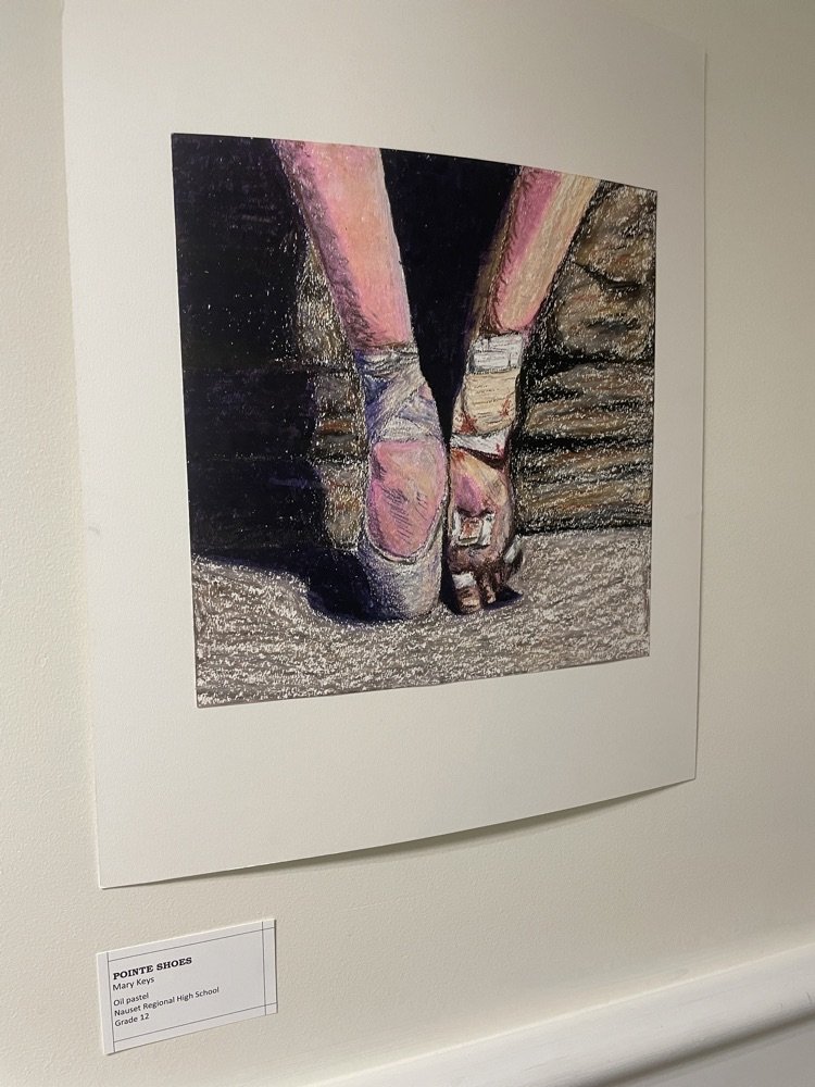 NausetHS's tweet photo. If you haven't had a chance to see the art exhibit at Orleans Town Hall celebrating National Youth Art Month, don't miss it! On display until March 29th! Amazing! https://t.co/PFhYeUiCJC