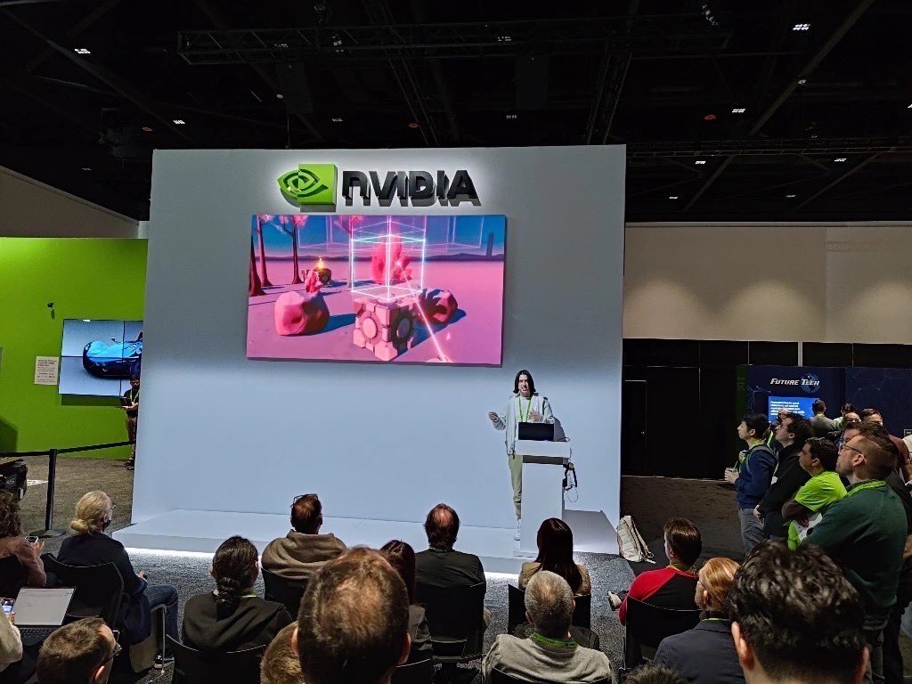 Wow 🤯 Thank you to everyone who came out to our session at #GTC24. 

AI 🤝 Spatial Computing and we’re pumped to be a part of it. 

#AI #GTC2024 #Spatialcomputing #XR   #NVIDIA