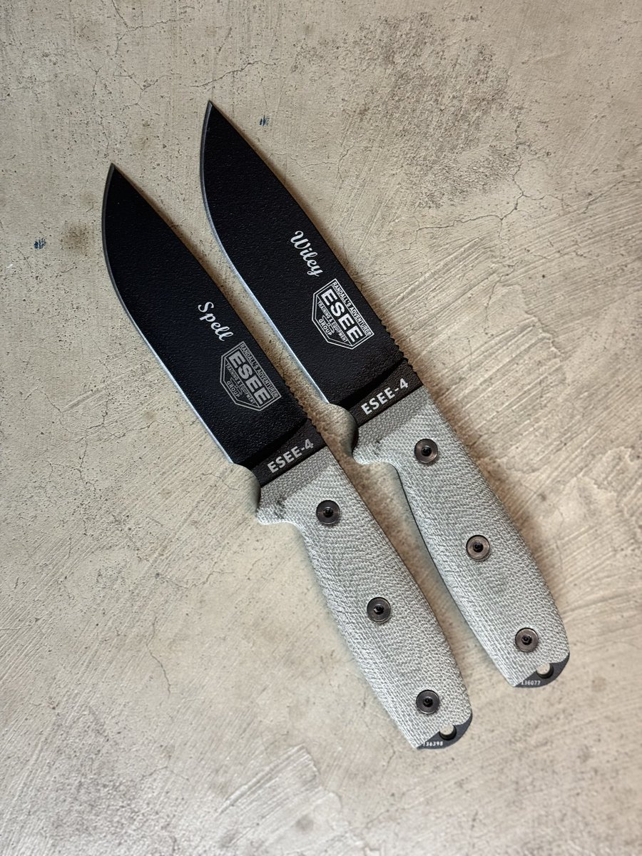 KnifeworksInc's tweet photo. ‼️ Just a Couple of Laser Engraved ESEE 4’s ‼️
https://t.co/kpQaB9sco4
#esee #eseeknives #eseeknife #esee4 #engrave #engraved #kwengraved #engraving #two #dos #laserengraving https://t.co/DtEuTyWEZ8
