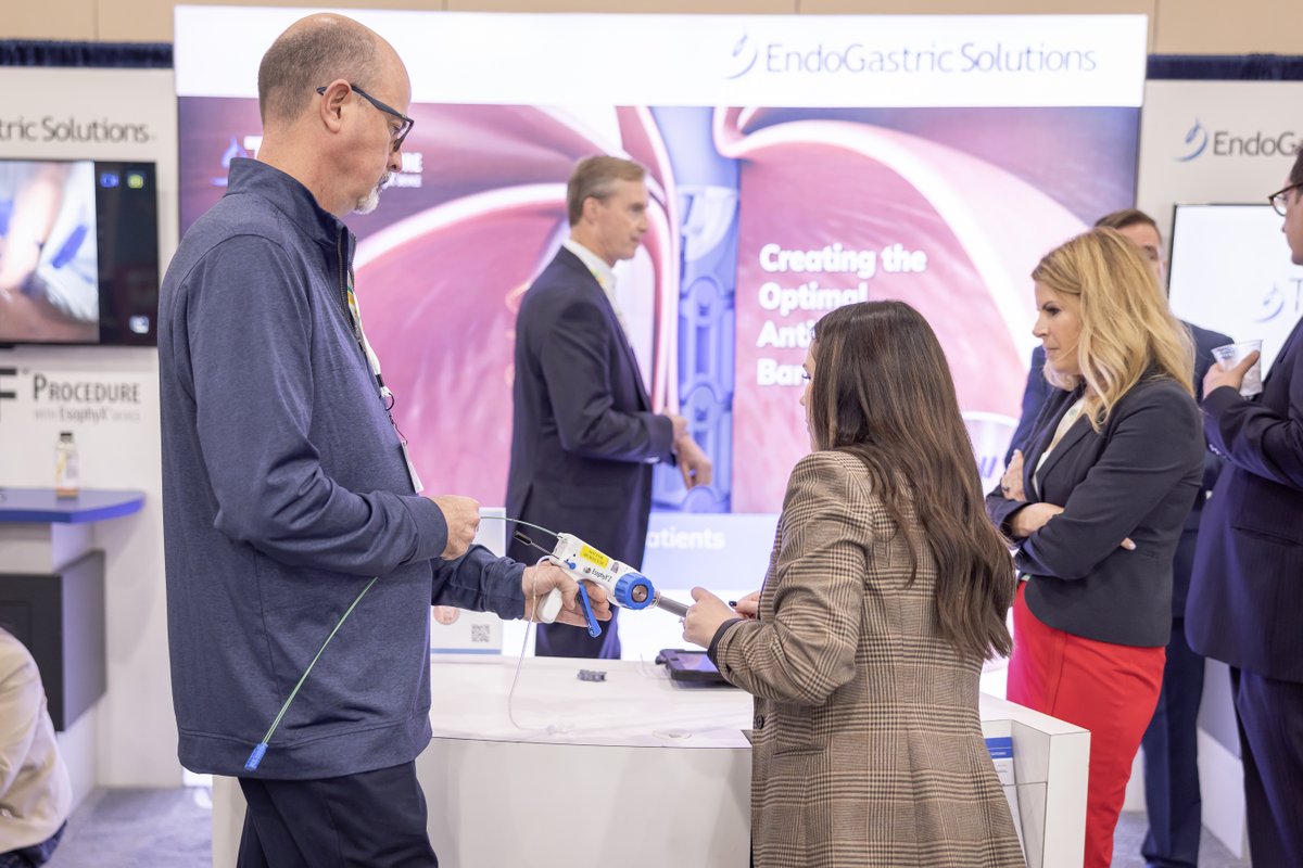The EndoGastric Solutions booth at the 2023 Annual Meeting was a fan favorite - live demos and showcasing their commitment to foregut were unforgettable! Thank you to @gerdhelp (EndoGastric Solutions) for your partnership! #ThankYouEGS #Foregut #PartnershipGoals #GERD