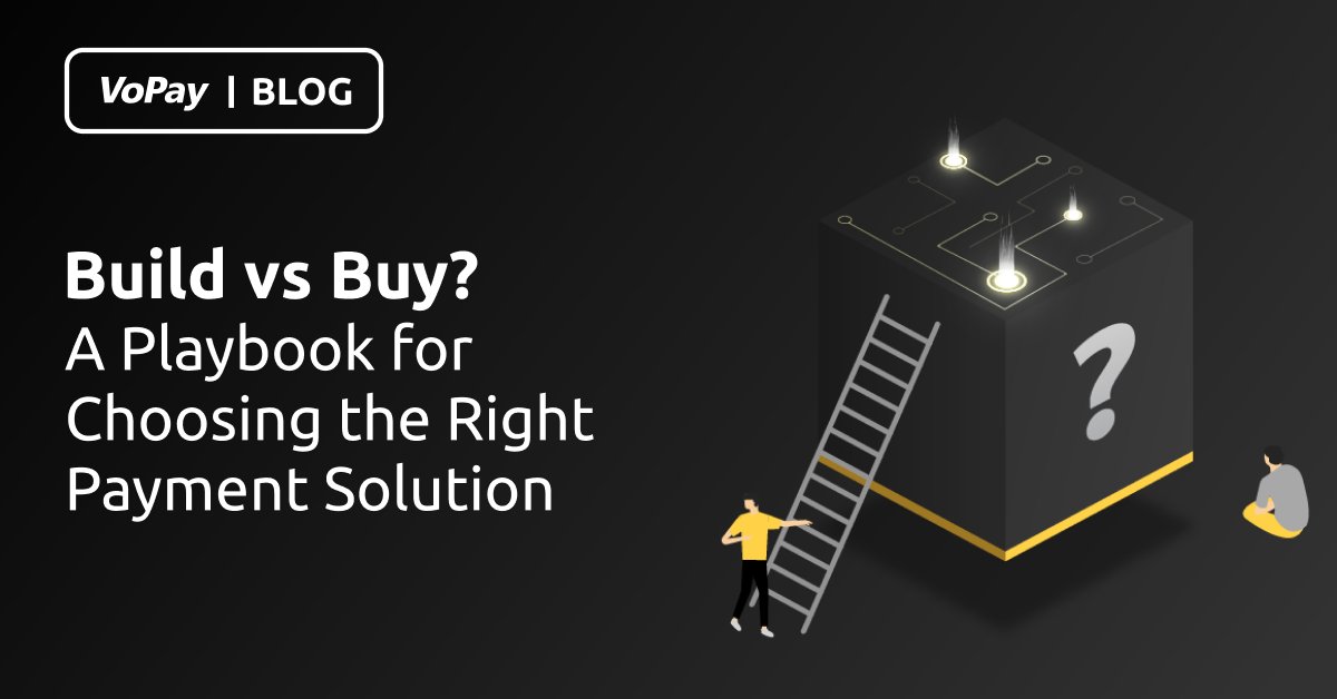 vopay's tweet image. Which one wins?
🏗️Building your own payment system or 🔌plugging in a ready-made solution?
Get the answer here ➡️ow.ly/VKbk50QY2jN
#paymentsolution #ISVs #SaaS #Payments