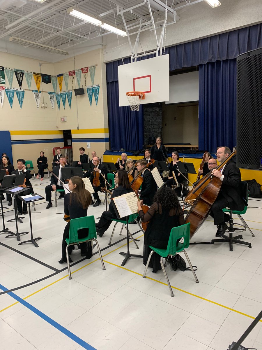 Thank you <a href="/WindsorSymphony/">Windsor Symphony Orchestra</a> for coming to perform for us today! What a wonderful way for our students to learn about instrument families and music from famous composers. Music appreciation at its’ finest! ❤️ <a href="/BellewoodBisons/">Ecole Bellewood</a>