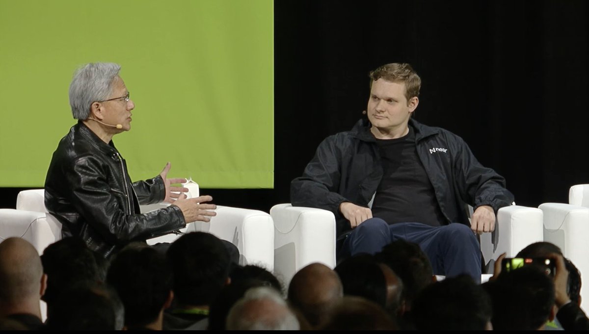 zacodil's tweet image. Jensen Huang expressed enthusiasm for the NEAR Protocol, remarking, &quot;THAT&apos;S VERY COOL!&quot; #NvidiaGTC2024