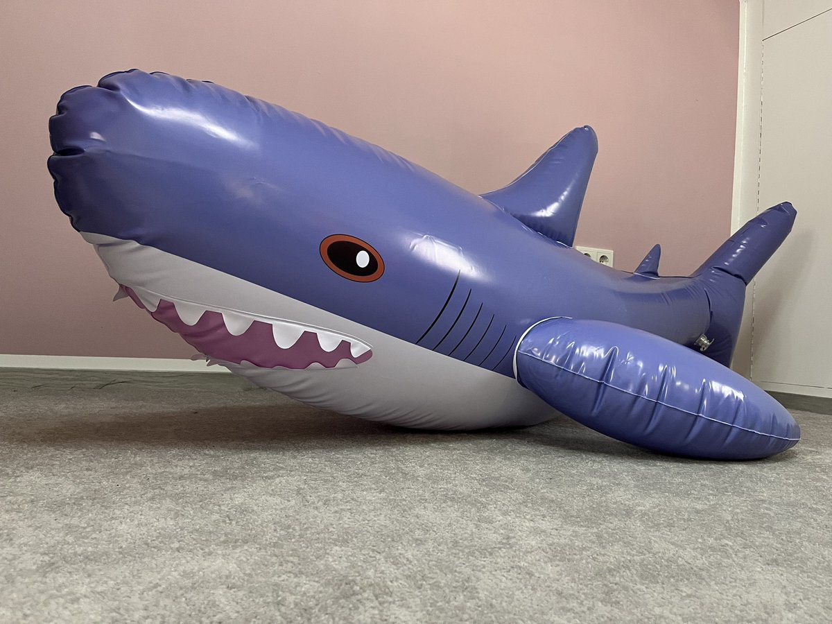 Were happy to introduce the new design for our next run. The prototype is 2m long. We aren’t sure if we should downsize him a bit.

The run will be silcscreen printing and inverted pinched seams. 

Stay tuned for more Updates :3

#inflatable #squeaky