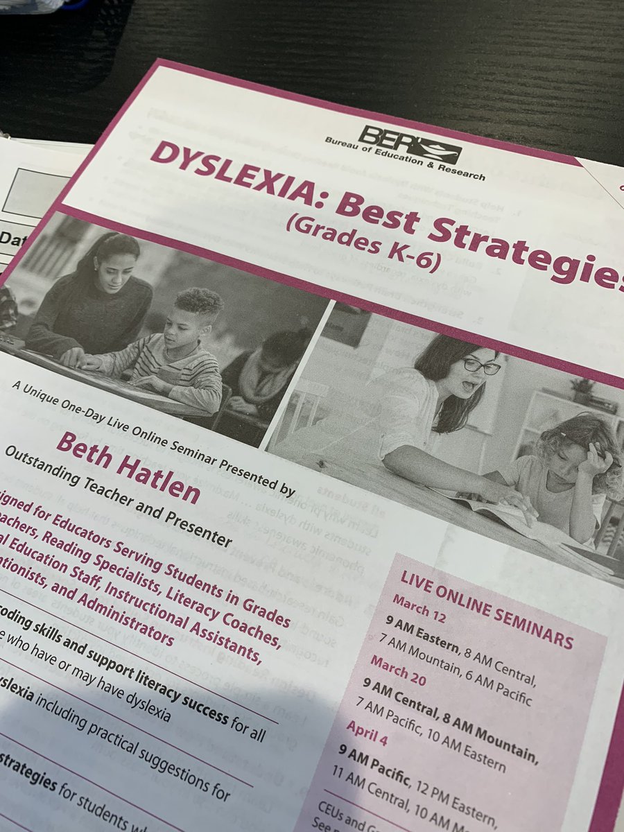 Such an honor to present for <a href="/bureauofed/">Bureau of Education</a> about #dyslexia to teachers all over the country.