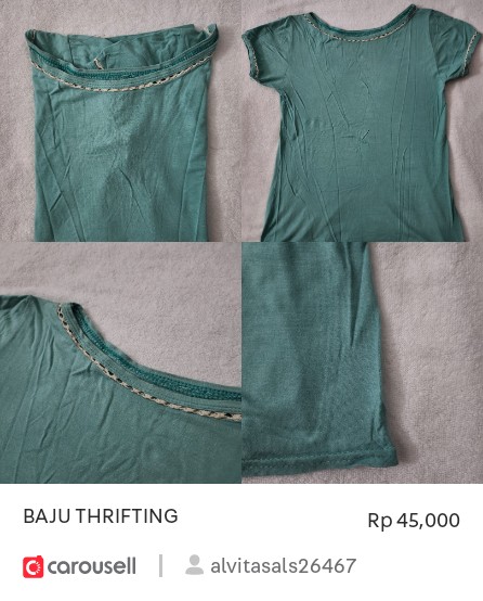 its_tapestry's tweet image. BAJU THRIFTING on #Carousell: carousell.app.link/igrqnpXV7Hb
#BAJUTHRIFTING #BAJUTHRIFTTANGSEL #bajubekasmurah #bajusecond #kaoswanita #thriftingtangsel