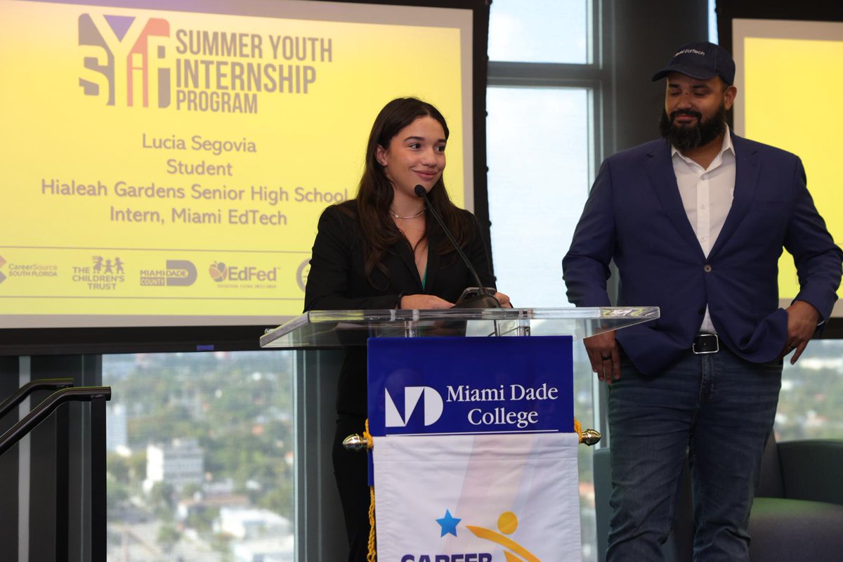 Jose L. Dotres, Ed.D. (@suptdotres) on Twitter photo I am excited to announce that at our Summer Youth Internship Program (SYIP) kickoff event today, <a href="/MDCPS/">Miami-Dade Schools</a> is proud to partner once again with <a href="/childrenstrust/">childrenstrust</a>, <a href="/MiamiDadeCounty/">Miami-Dade County</a>, <a href="/CareerSourceFL/">CareerSource Florida</a>, <a href="/EdFedCU/">Educational Federal Credit Union</a>, and <a href="/fneigives/">Foundation for New Education Initiatives</a>, connecting M-DCPS high school students with invaluable job I am excited to announce that at our Summer Youth Internship Program (SYIP) kickoff event today, <a href="/MDCPS/">Miami-Dade Schools</a> is proud to partner once again with <a href="/childrenstrust/">childrenstrust</a>, <a href="/MiamiDadeCounty/">Miami-Dade County</a>, <a href="/CareerSourceFL/">CareerSource Florida</a>, <a href="/EdFedCU/">Educational Federal Credit Union</a>, and <a href="/fneigives/">Foundation for New Education Initiatives</a>, connecting M-DCPS high school students with invaluable job