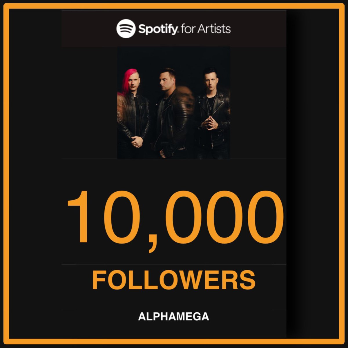 Thank you to everyone who also follows us on @spotify and helping us get to 10k followers. We appreciate every one of you for being on this journey with us 🤘🏼#spotify #spotifyfollowers
