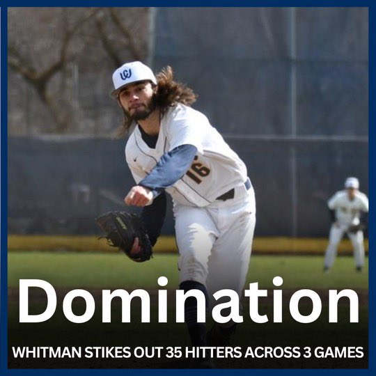 In what was a wild weekend for NWC pitching staffs, @gowhitman’s rose above the rest. The numbers from their starters this past weekend: 25IP, 13H, 1ER, 31K Congrats to @hernandez4jj, Conaway, @jack__hostetler and the rest of the Blues staff!