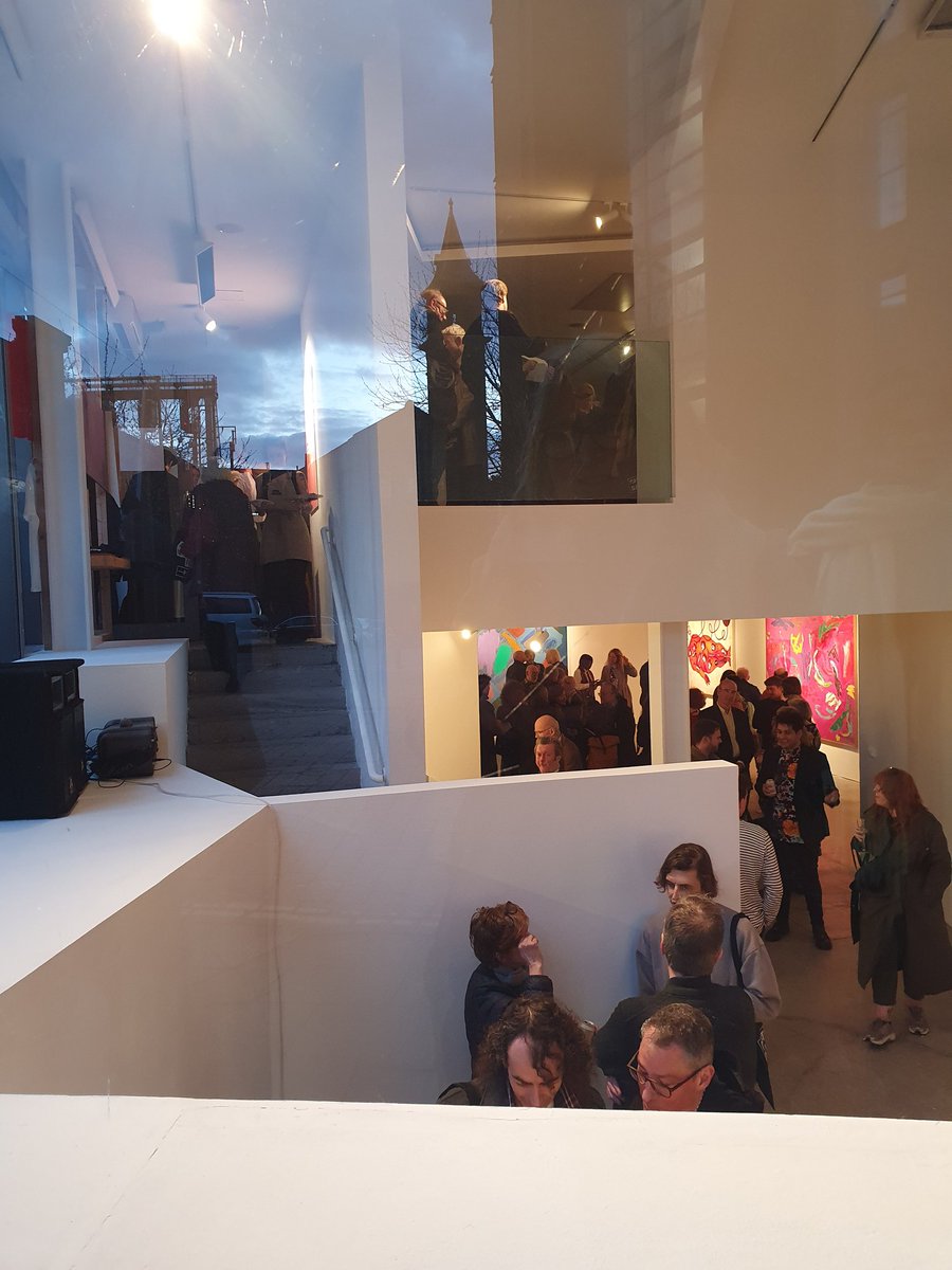 Happy 40th birthday Castlefield Gallery ❤ Queues for the anniversary show. 40 Years of the Future: Painting @CastlefieldGall castlefieldgallery.co.uk/event/40-years…