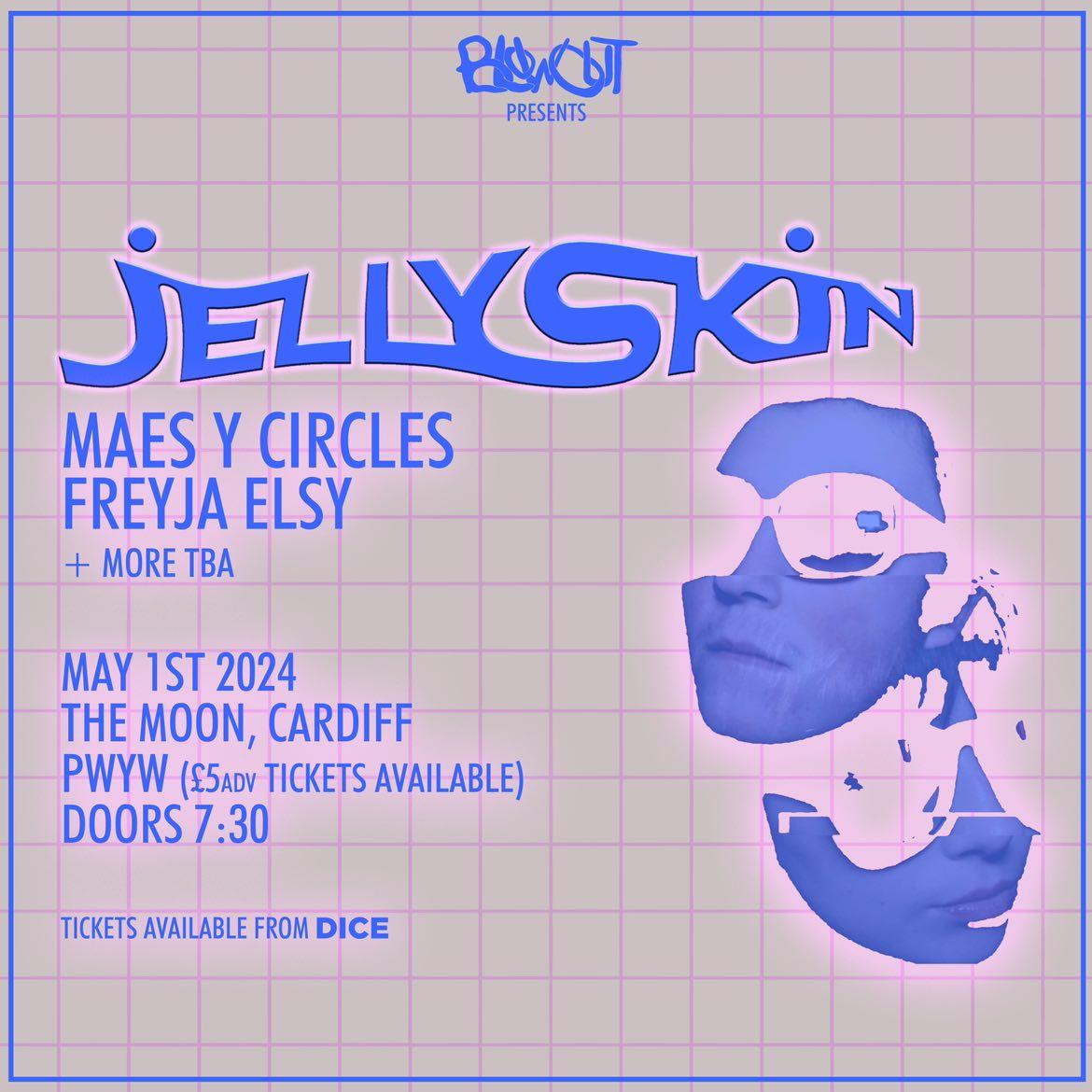 ☂️🔮☪️ GIG ALERT 😈🎵👾 Experimental electronica & synth-y goodness supporting the awesome @jellyskinband with @maesycircles (+ more...) 📌 @TheMoonCardiff 📆 1st May 2024 🕰 7:30pm Super psyched, get it in ur diaries, get ur tickets now xo 🎟🔗 link.dice.fm/h4ce9a82e6f6