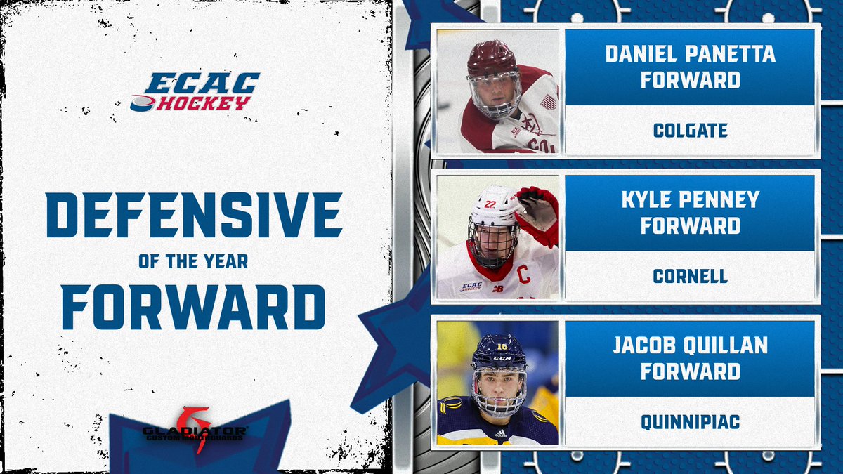 Three top dogs in the running for the Gladiator Best Defensive Forward award!