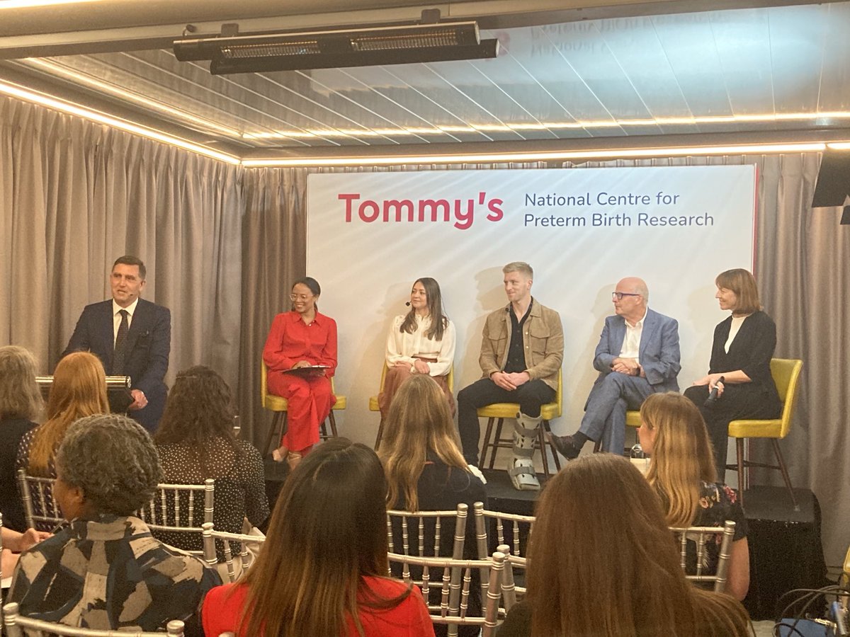 Superb launch of ⁦@tommys⁩ National Centre for Preterm Birth Research today thanks to Sarah & Ben for sharing their story of Olive’s birth @ 24 weeks & hearing from ⁦@OBSevidence⁩ & Cath Williamson about how it will improve mum & baby outcomes