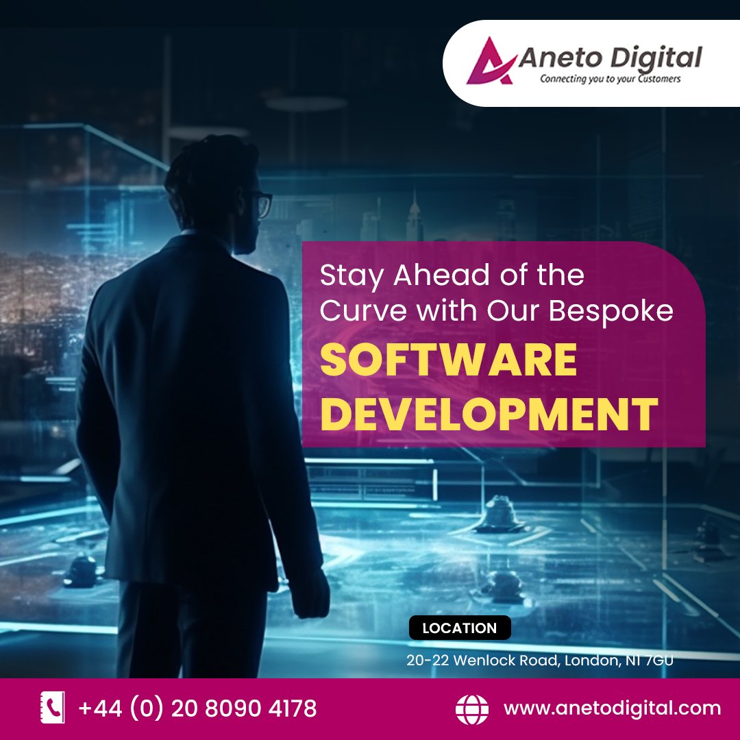 AnetoDigital's tweet image. Stay ahead of the curve with our bespoke #SoftwareDevelopmentSolutions.
🌐 Website: anetodigital.com
#anetodigital #itconsultingservicesinlondon #itsolutions #SoftwareEngineeringservices
#SoftwareTestingAutomation #InfraDevOpsservices #itconsultingservices