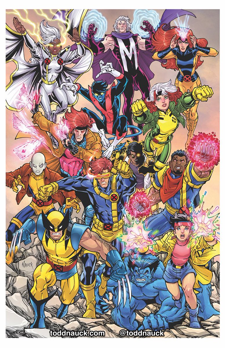 In celebration of the new X-MEN ‘97 cartoon launching today, I drew/colored this piece for fun over the past many weeks! Penciled digitally, inked traditionally over printed blue lines, then scanned back in & colored digitally. I plan to watch the first 2 episodes tonight!