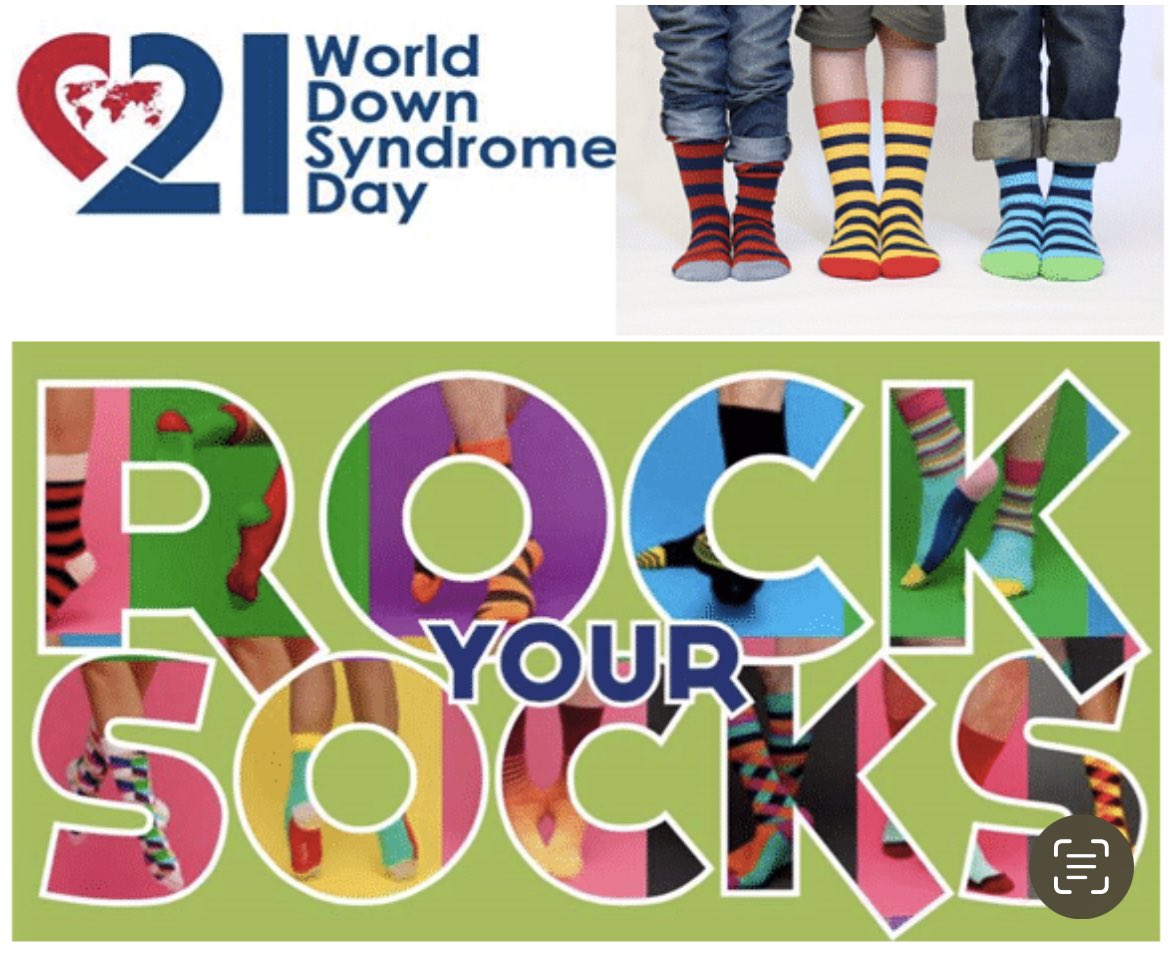 Hey Wildcats!!! Don’t forget to ROCK Your Socks tomorrow and support World Down Syndrome Day!