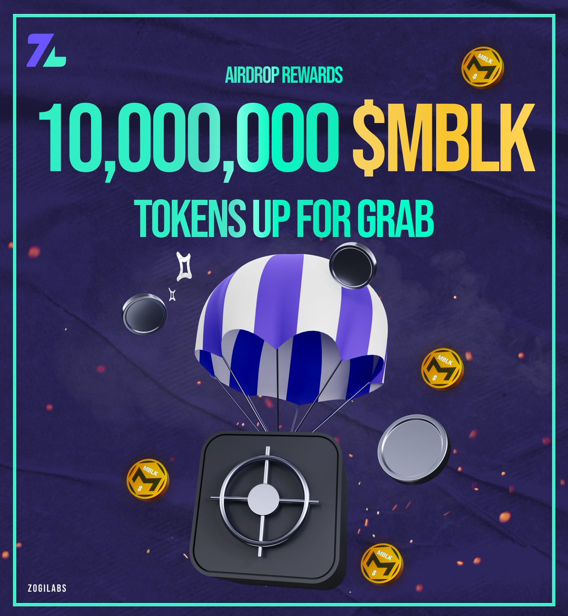 🚨AIRDROP ALERT! $MBLK airdrop worth $400,000 COMING SOON. Stay tuned on our socials for more details! 🔥 #mblk #airdrop