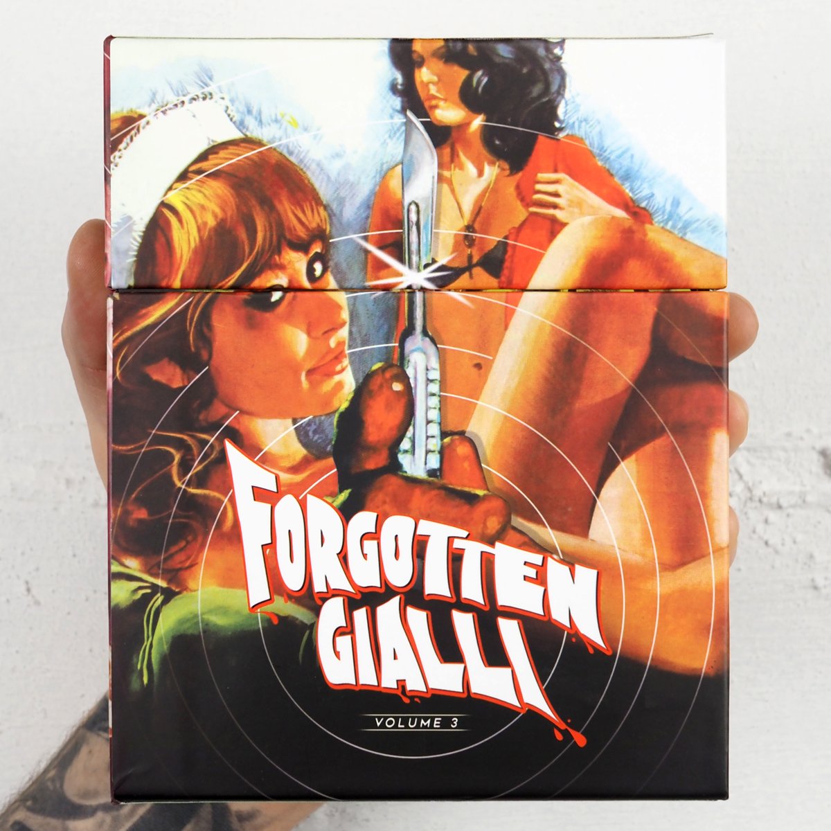 Forgotten Gialli: Volume Three is just about sold out. This trio of diverse and bloody offerings includes Armando Crispino's AUTOPSY, Francisco Lara Polop's MURDER MANSION and Filippo Walter Ratti's CRAZY DESIRES OF A MURDERER. Less than 200 copies remain! vinegarsyndrome.com/products/forgo…