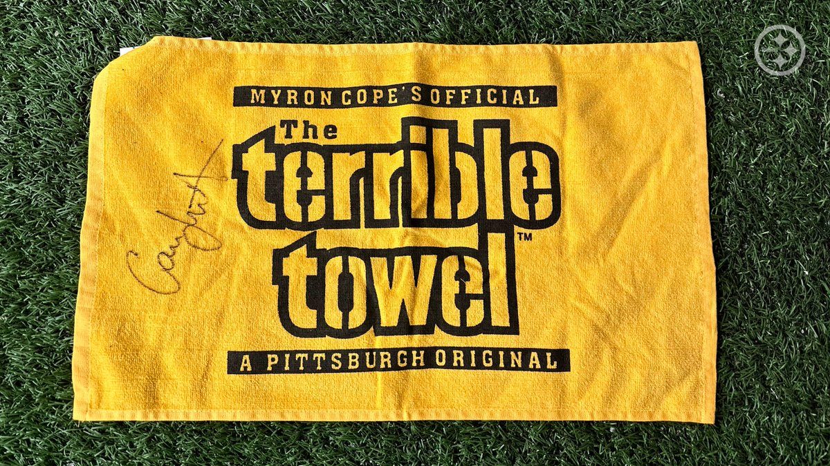 RP for your chance to win this signed @Cam_Johnston Terrible Towel!