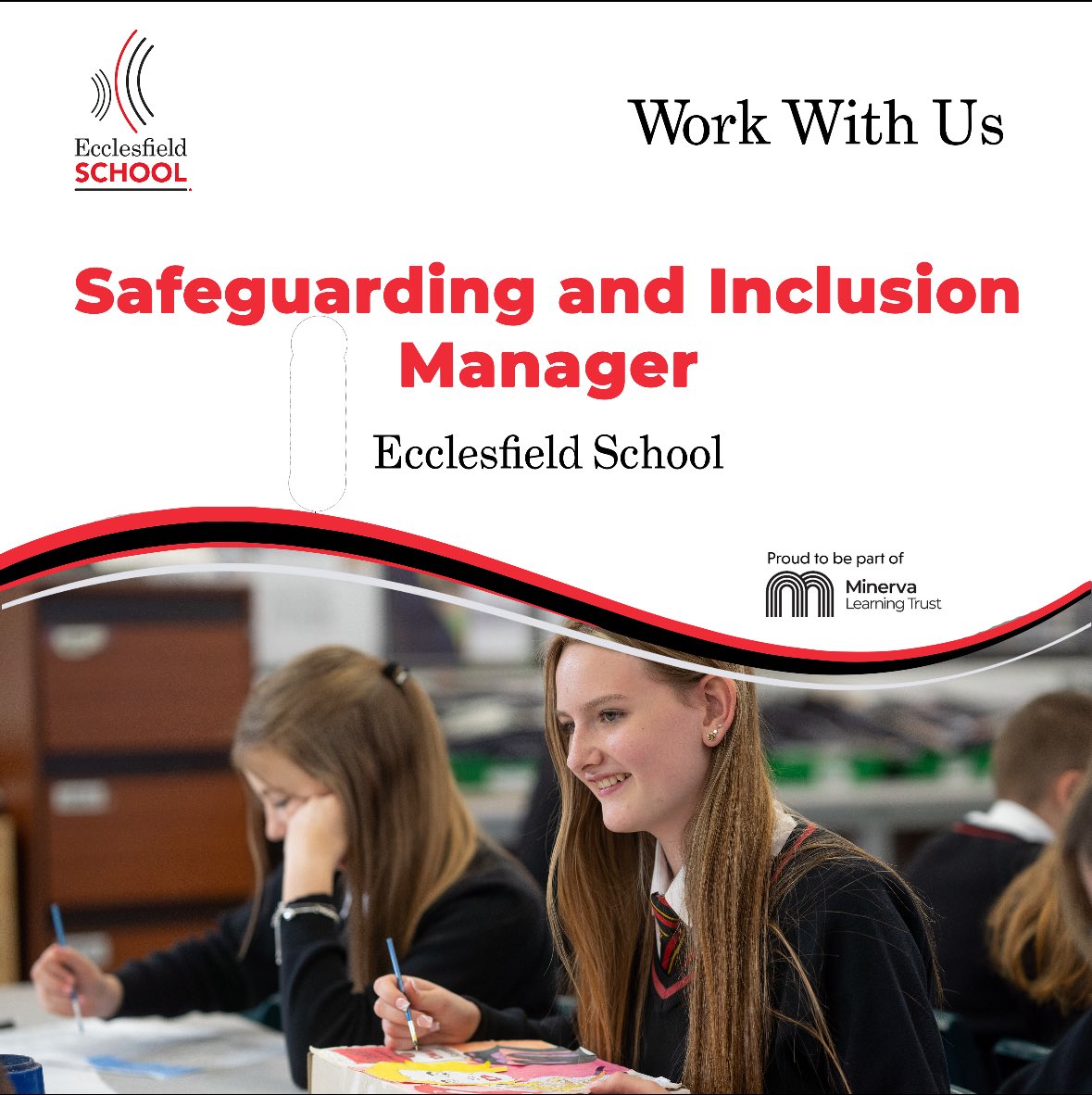 🚨 Come and join a fantastic school where safeguarding and inclusion are front and centre of all decisions made. Opportunities such as this don’t come up often- are you the next Safeguarding and Inclusion Manager @OfficialEcco ? ❤️🖤