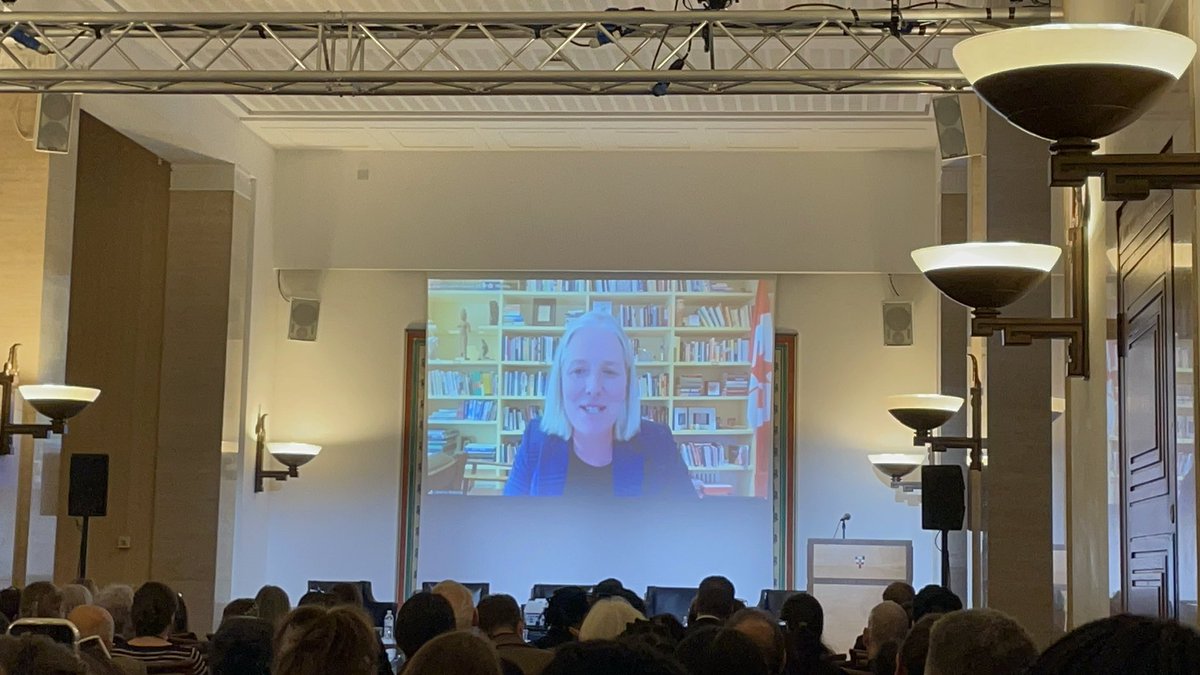 From our Keynote Speaker @cathmckenna ‘there are so many women and girls who decide not to get into politics and that is a loss, not just for them, but for all of us and democracy too’ #onlineabuse #commonwealth