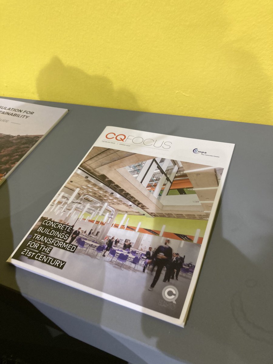 elainetoogood's tweet photo. Delighted for our #ConcreteQuarterly special edition on Reuse as part of the library at the Retrofit24 exhibition at @BuildingCentre https://t.co/aKa7O1x66l