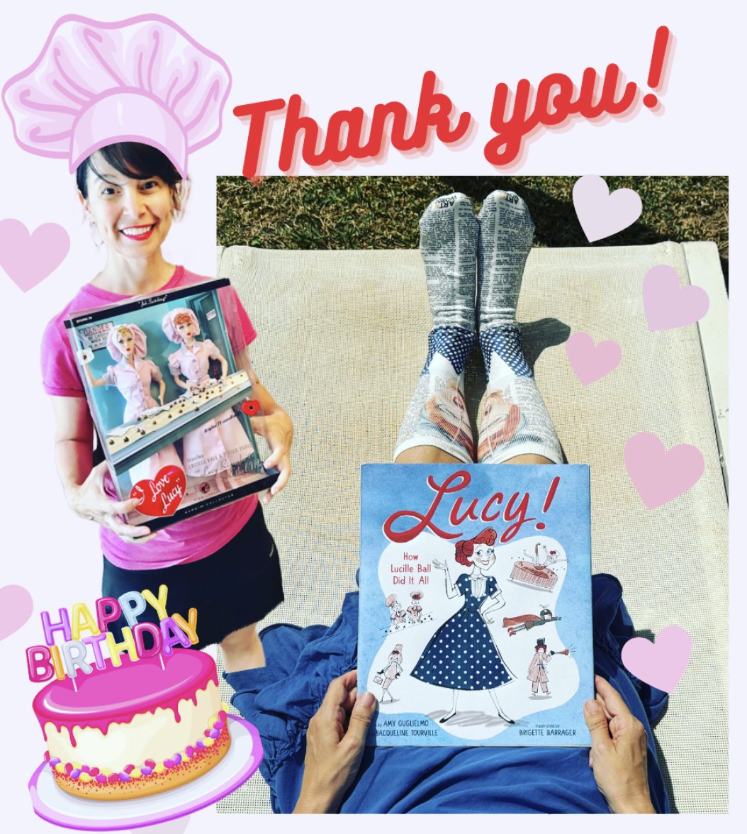 Thank you to everyone who helped us celebrate our book birthday for LUCY! HOW LUCILLE BALL DID IT ALL Order from your favorite bookstore here: bookshop.org/.../lucy-how-l…... #artmatters #kidsneedart #womenshistorymonth #artteacher